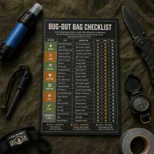 Free Bug-Out Bag Checklist — Print & Build Your BOB Today